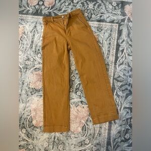 Used like new - Everlane cotton utility pant in marigold